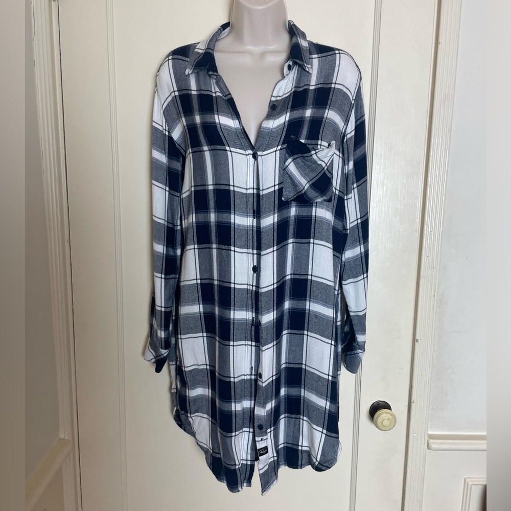 Rails Softest Flannel Button Down "Bianca" Tunic Shirt/Dress